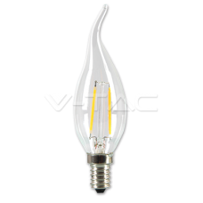 LED spuldze (svece) - LED Bulb - 2W Filament E14 Candle Tail Warm White